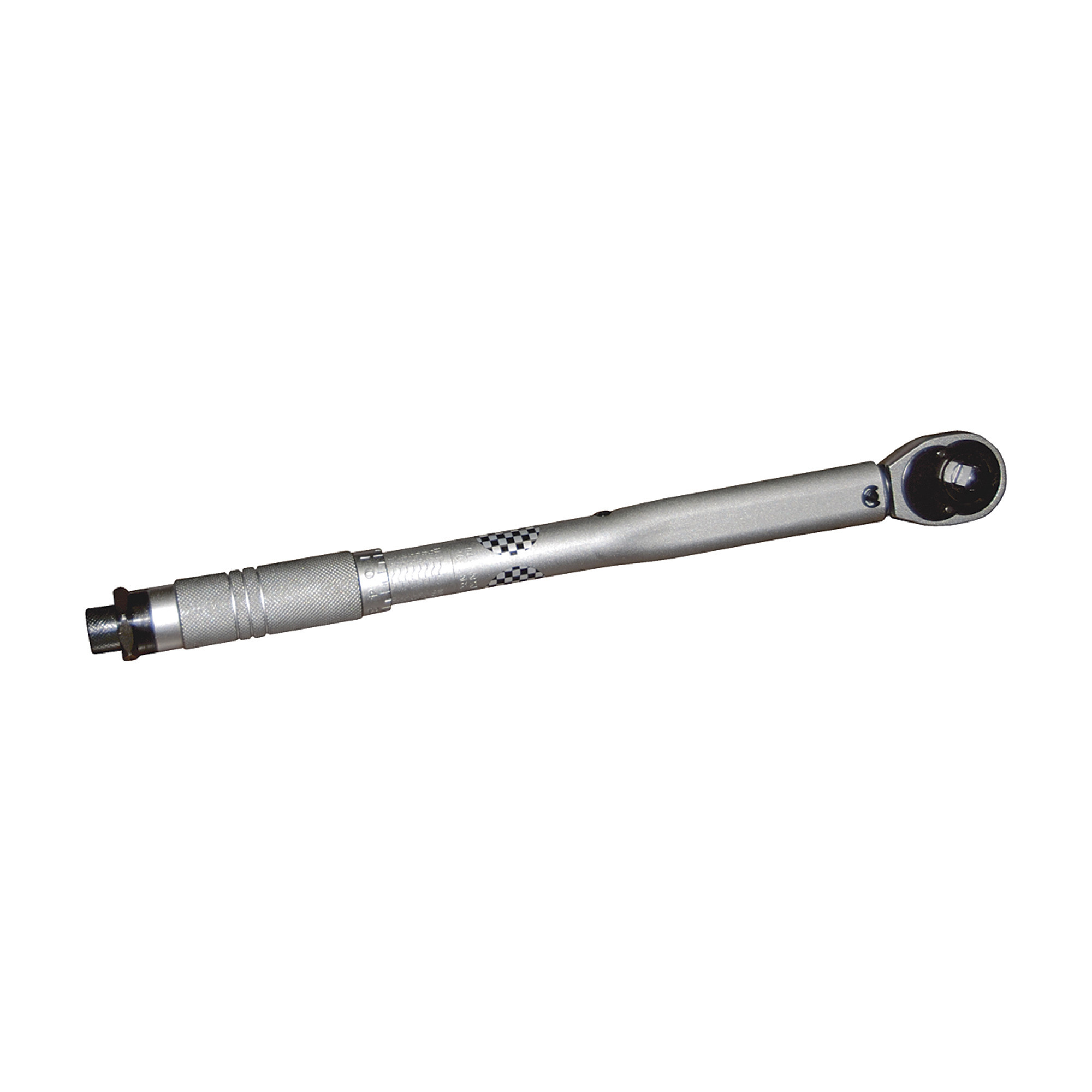 Vestil Torque Wrench - 3/8in. Drive, 15-80 ft.-lbs. Capacity, Reversible Ratchet-Head, Knurled Handle, Model# TW-38